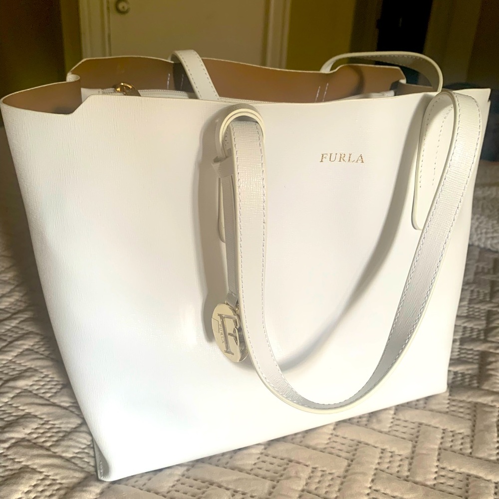 Large Furla Bag (white) new